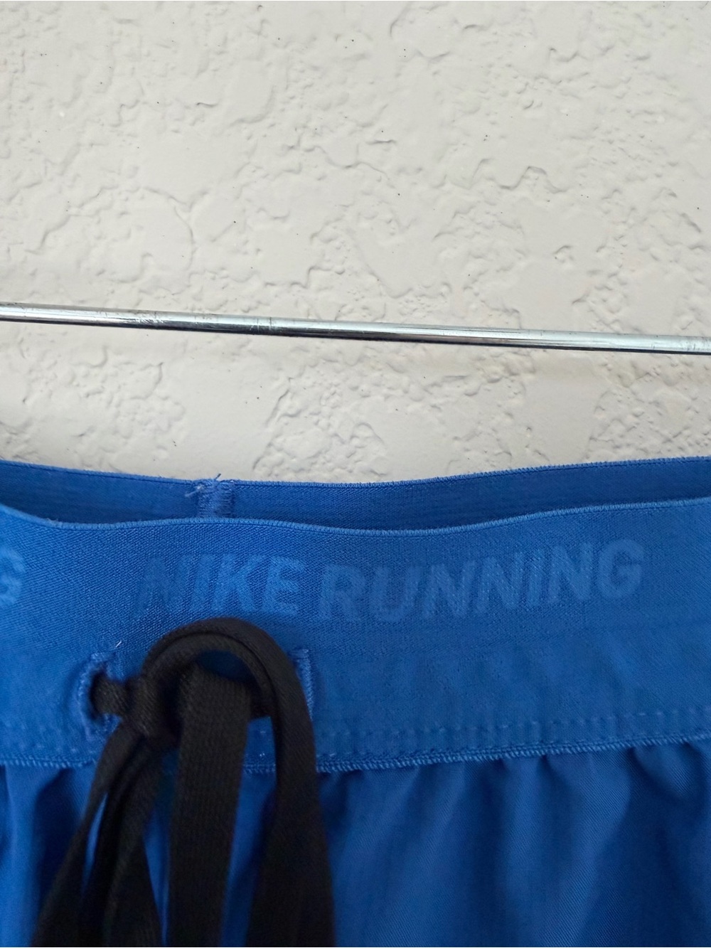 Nike Women's Royal Blue Athletic Running Shorts with Black Drawstring - Picture 8 of 11